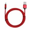 TB Kabel USB-USB C 1.5m rubinowy sznurek